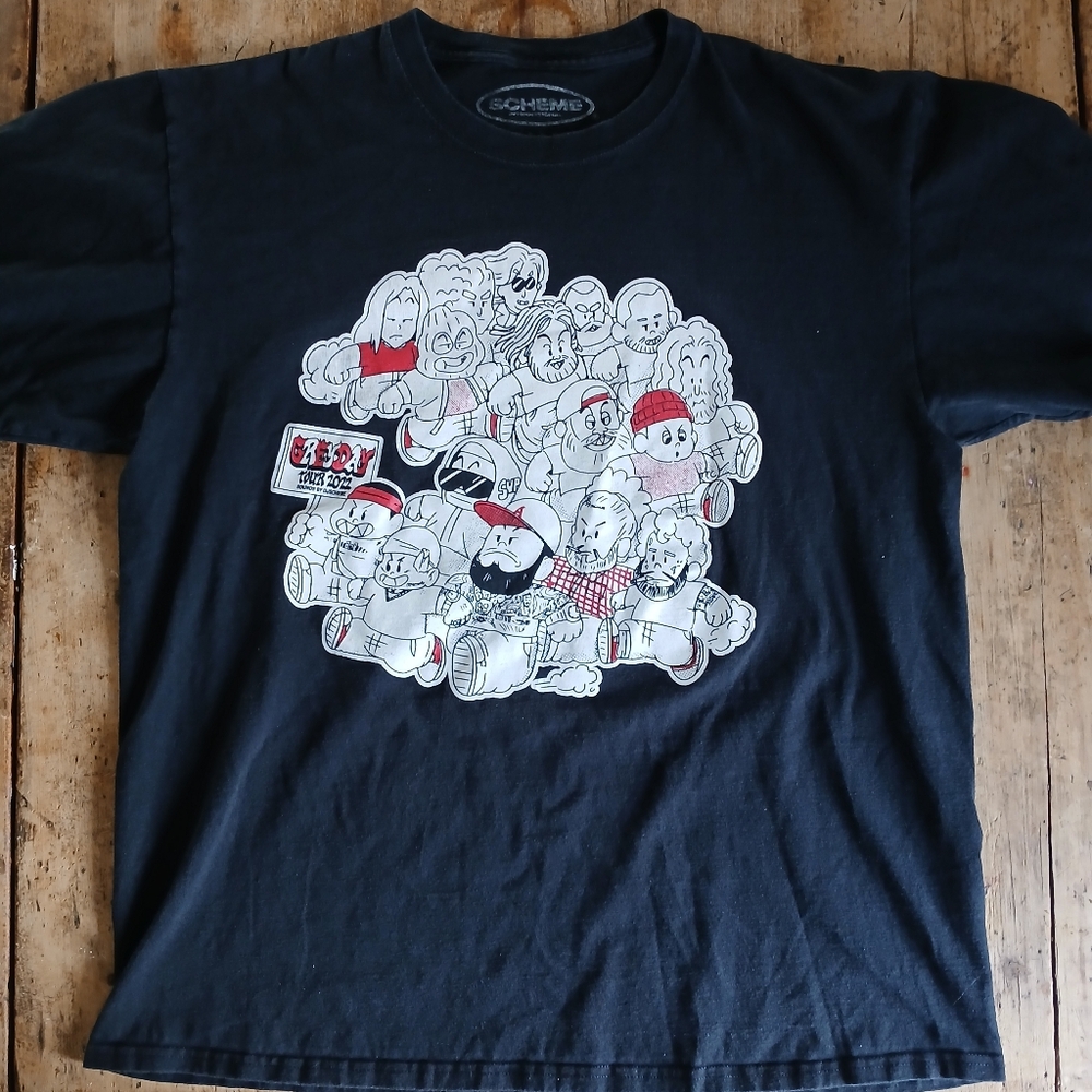 2022 Greyday tour DJ Scheme shirt Rap Tee